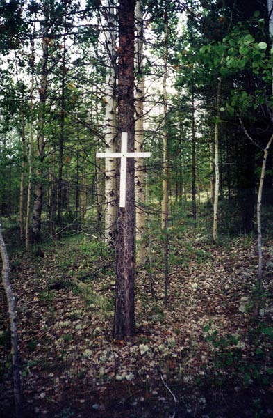 Rybnizy: Gedenkkreuz